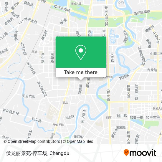 伏龙丽景苑-停车场 map