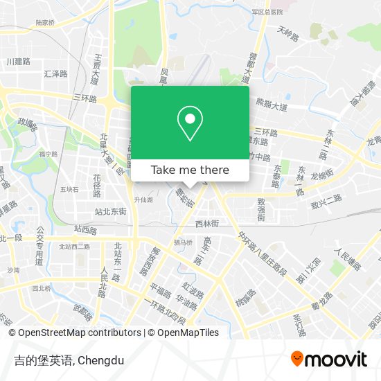 吉的堡英语 map