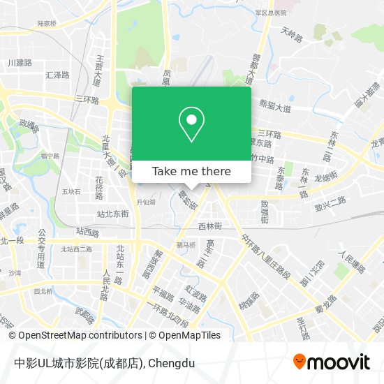 中影UL城市影院(成都店) map