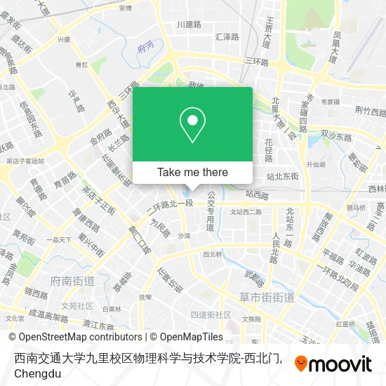 西南交通大学九里校区物理科学与技术学院-西北门 map