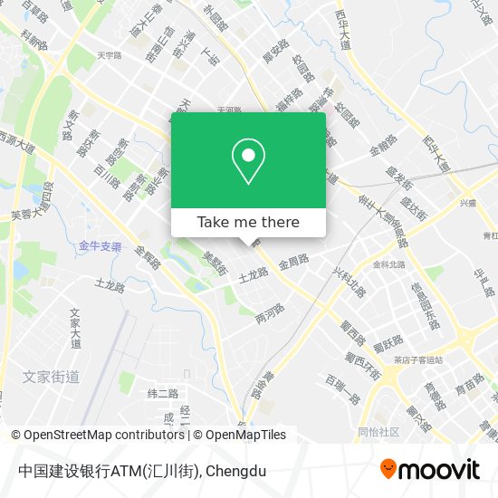 中国建设银行ATM(汇川街) map