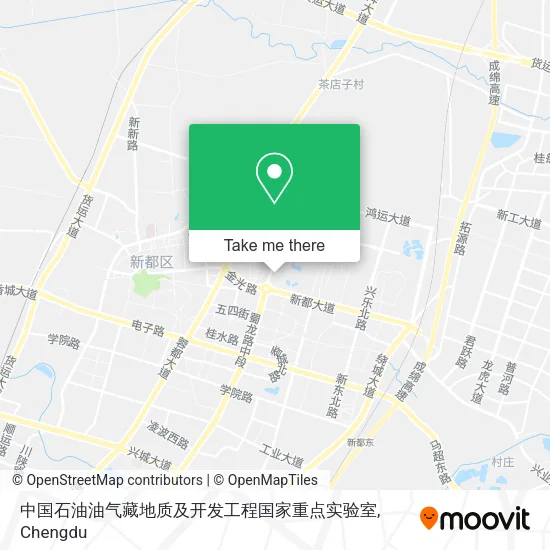 中国石油油气藏地质及开发工程国家重点实验室 map