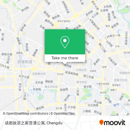 成都旅居之家普通公寓 map