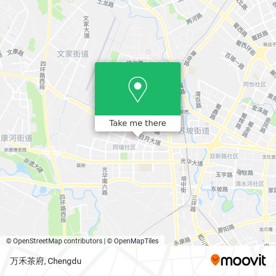 万禾茶府 map