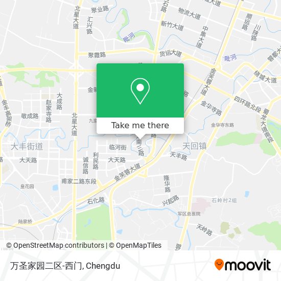 万圣家园二区-西门 map