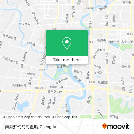 南湖梦幻岛海盗船 map