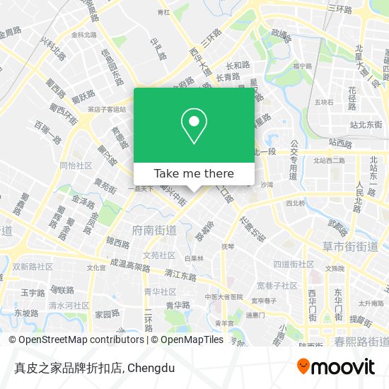 真皮之家品牌折扣店 map