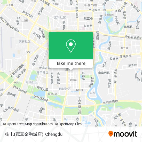街电(冠寓金融城店) map