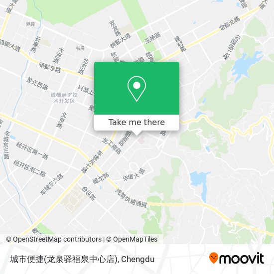 城市便捷(龙泉驿福泉中心店) map