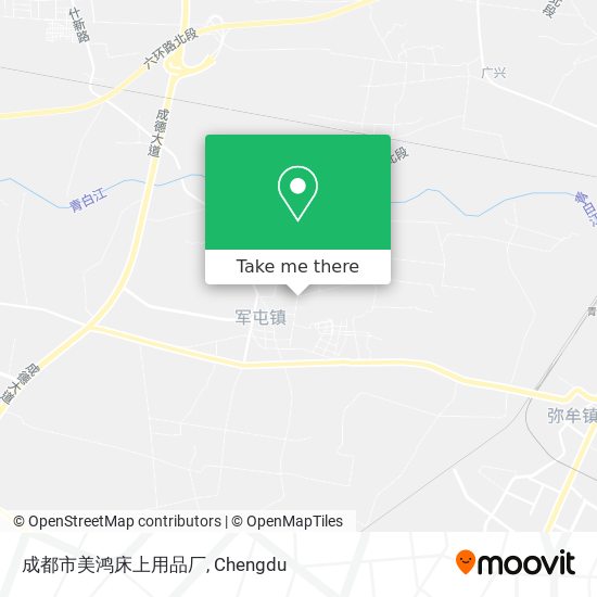 成都市美鸿床上用品厂 map