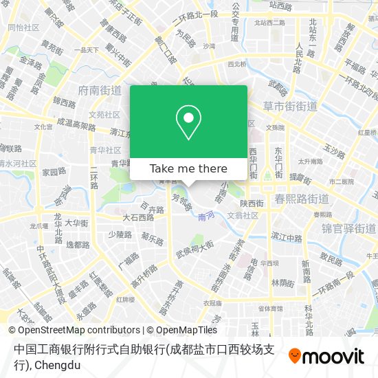 中国工商银行附行式自助银行(成都盐市口西较场支行) map