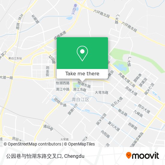 公园巷与怡湖东路交叉口 map