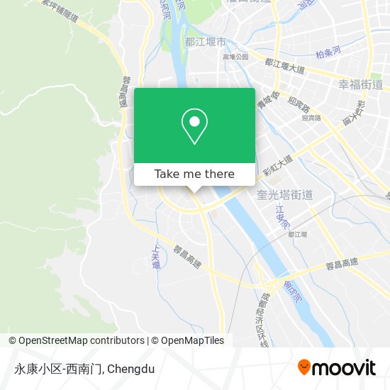 永康小区-西南门 map