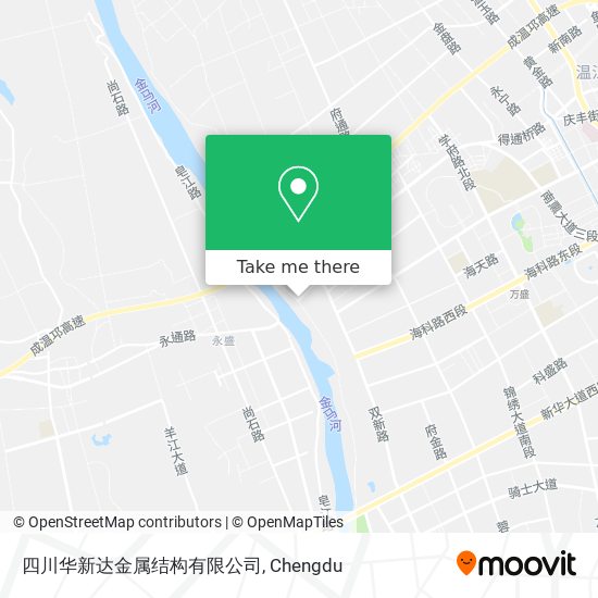 四川华新达金属结构有限公司 map