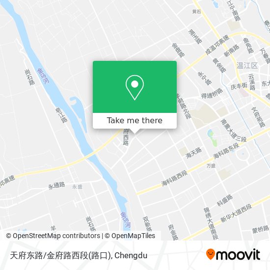 天府东路/金府路西段(路口) map