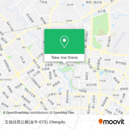 五福佳苑公厕(金牛-073) map