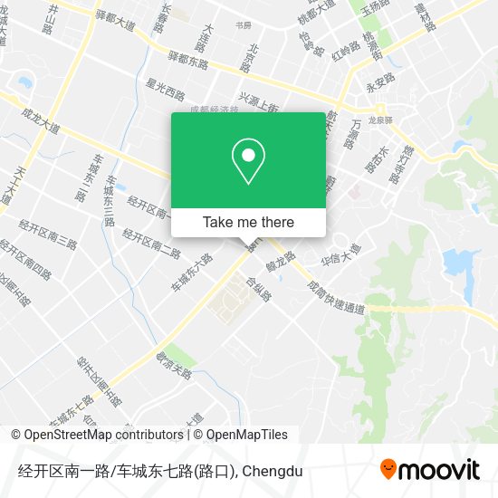 经开区南一路/车城东七路(路口) map