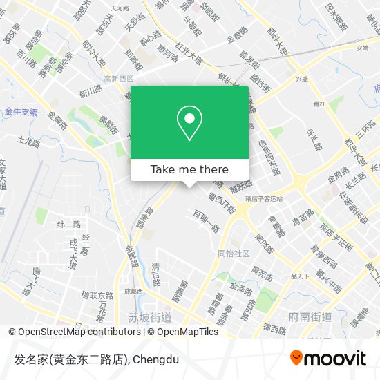 发名家(黄金东二路店) map
