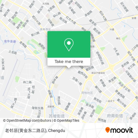 老邻居(黄金东二路店) map