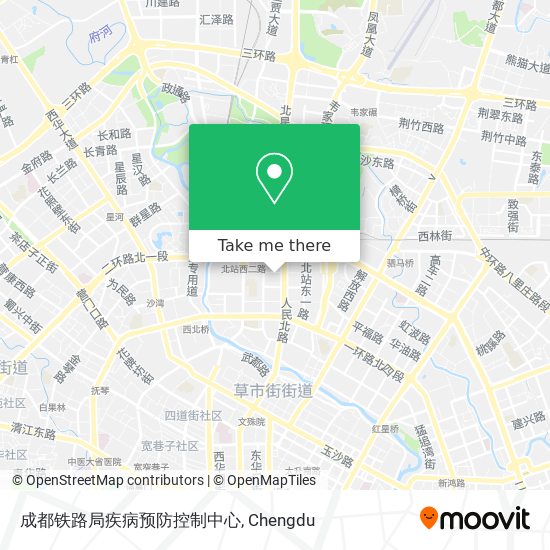 成都铁路局疾病预防控制中心 map
