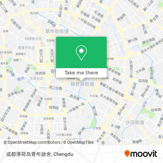 成都薄荷岛青年旅舍 map