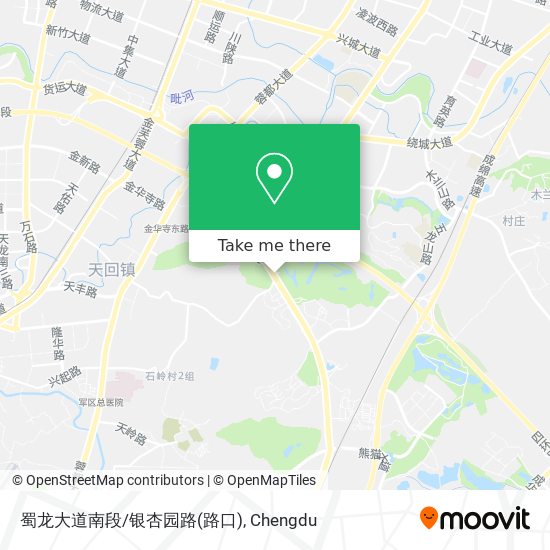 蜀龙大道南段/银杏园路(路口) map