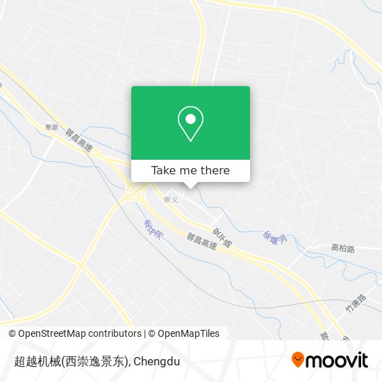 超越机械(西崇逸景东) map