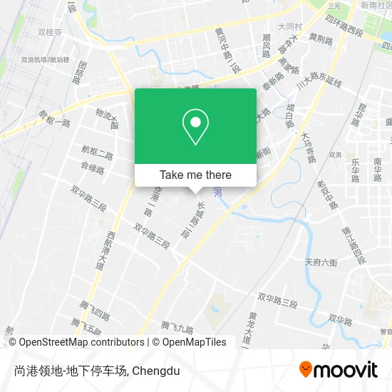 尚港领地-地下停车场 map