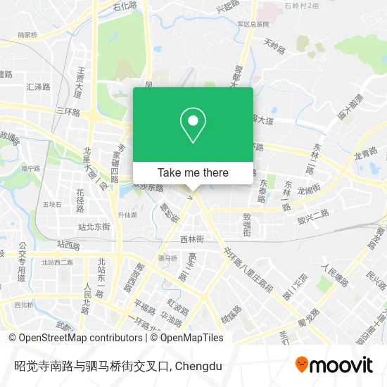 昭觉寺南路与驷马桥街交叉口 map