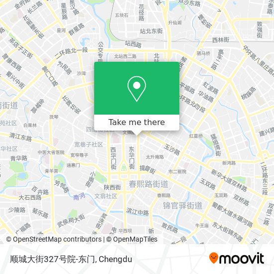 顺城大街327号院-东门 map