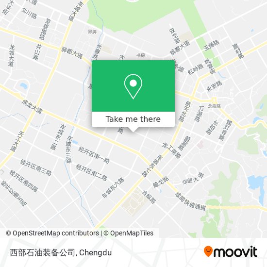 西部石油装备公司 map
