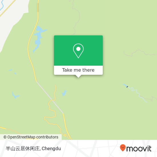 半山云居休闲庄 map