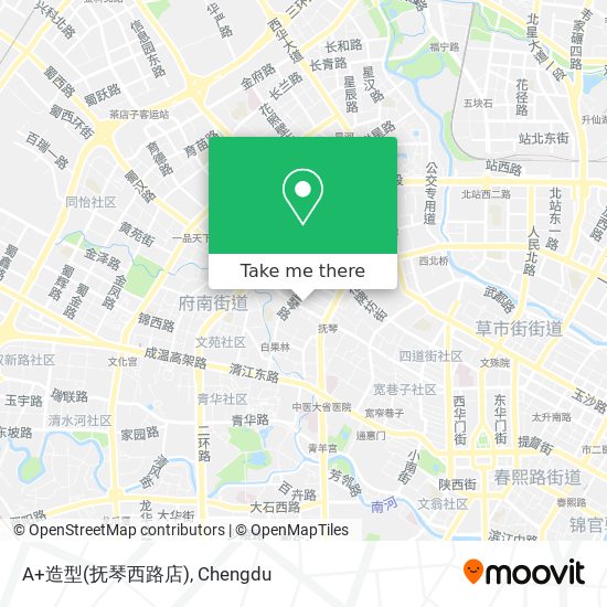 A+造型(抚琴西路店) map