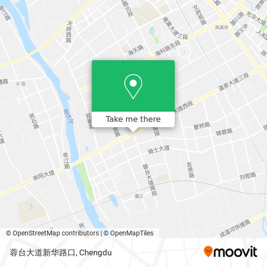 蓉台大道新华路口 map