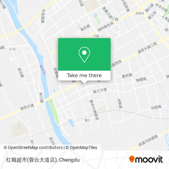 红顺超市(蓉台大道店) map