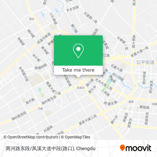 两河路东段/凤溪大道中段(路口) map