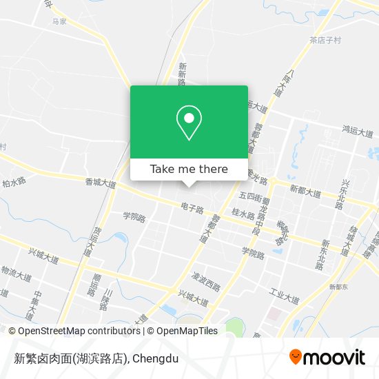 新繁卤肉面(湖滨路店) map