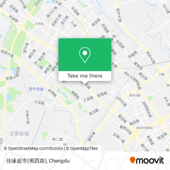 佳缘超市(蜀西路) map