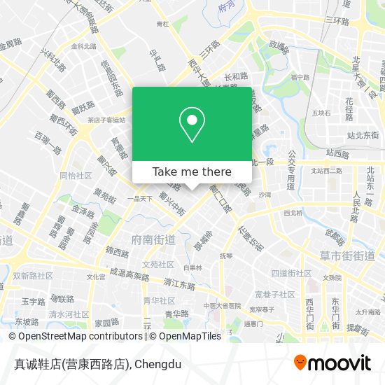 真诚鞋店(营康西路店) map