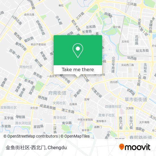 金鱼街社区-西北门 map