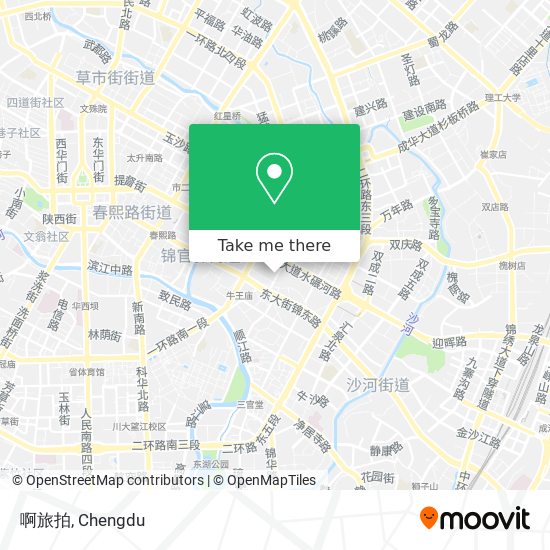 啊旅拍 map