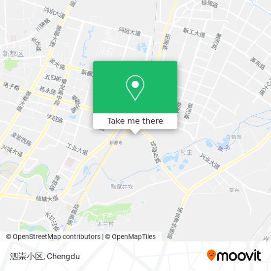泗崇小区 map