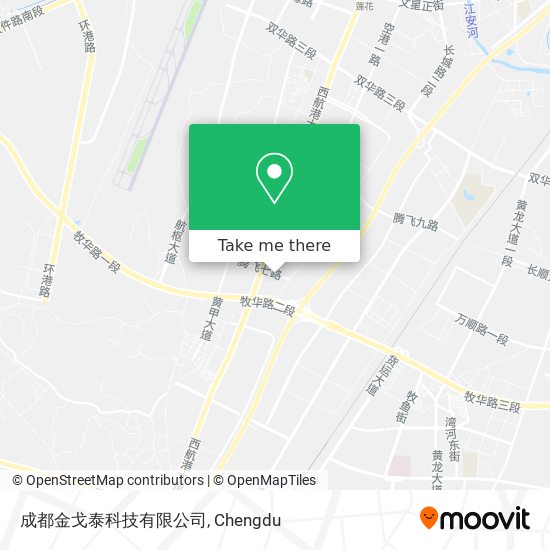 成都金戈泰科技有限公司 map