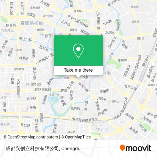 成都兴创立科技有限公司 map