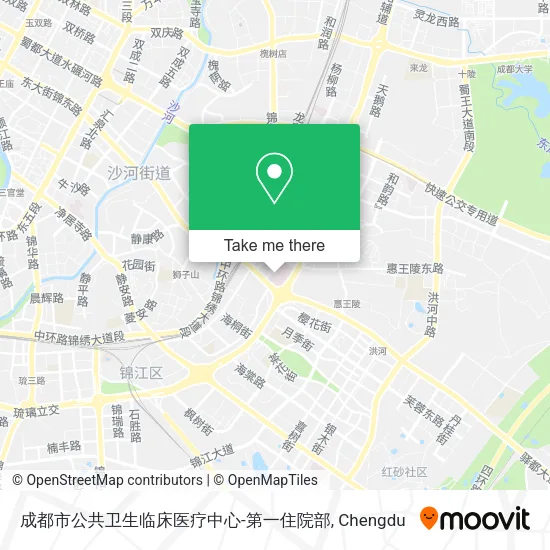 成都市公共卫生临床医疗中心-第一住院部 map