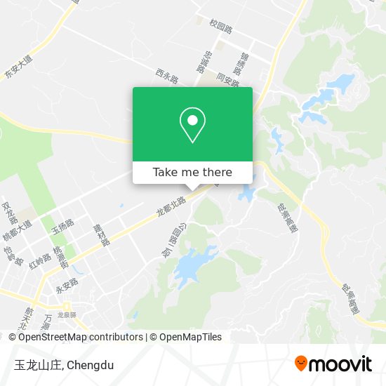 玉龙山庄 map