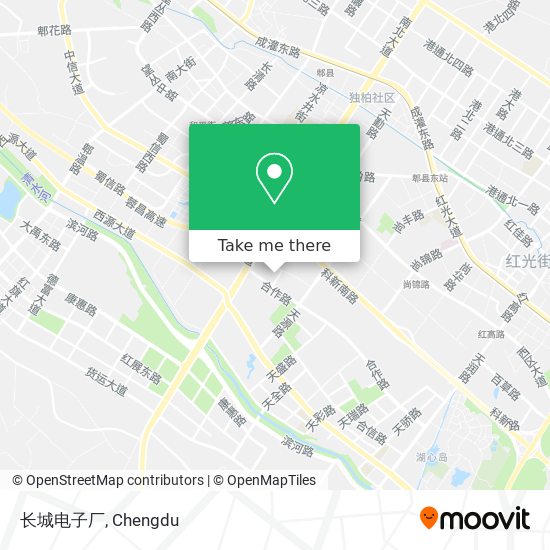 长城电子厂 map