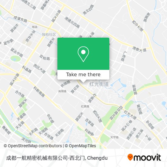 成都一航精密机械有限公司-西北门 map