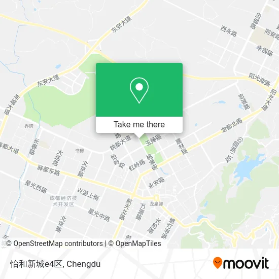 怡和新城e4区 map