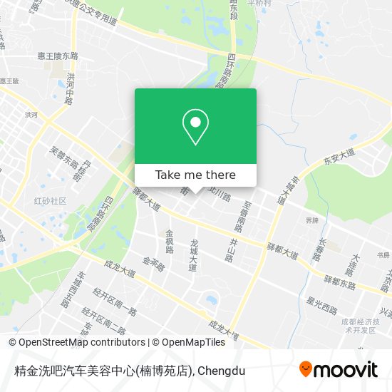 精金洗吧汽车美容中心(楠博苑店) map